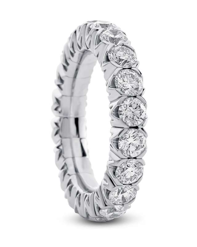 18k X-Band White Gold Spring